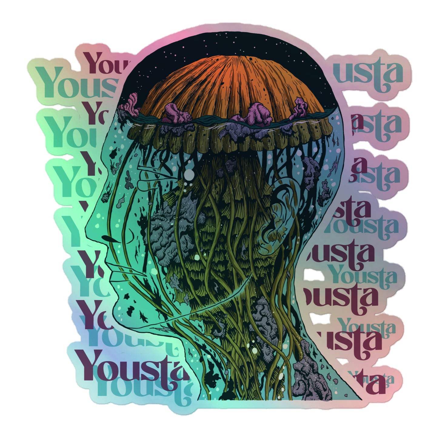 Aquarian Insight Holographic stickers