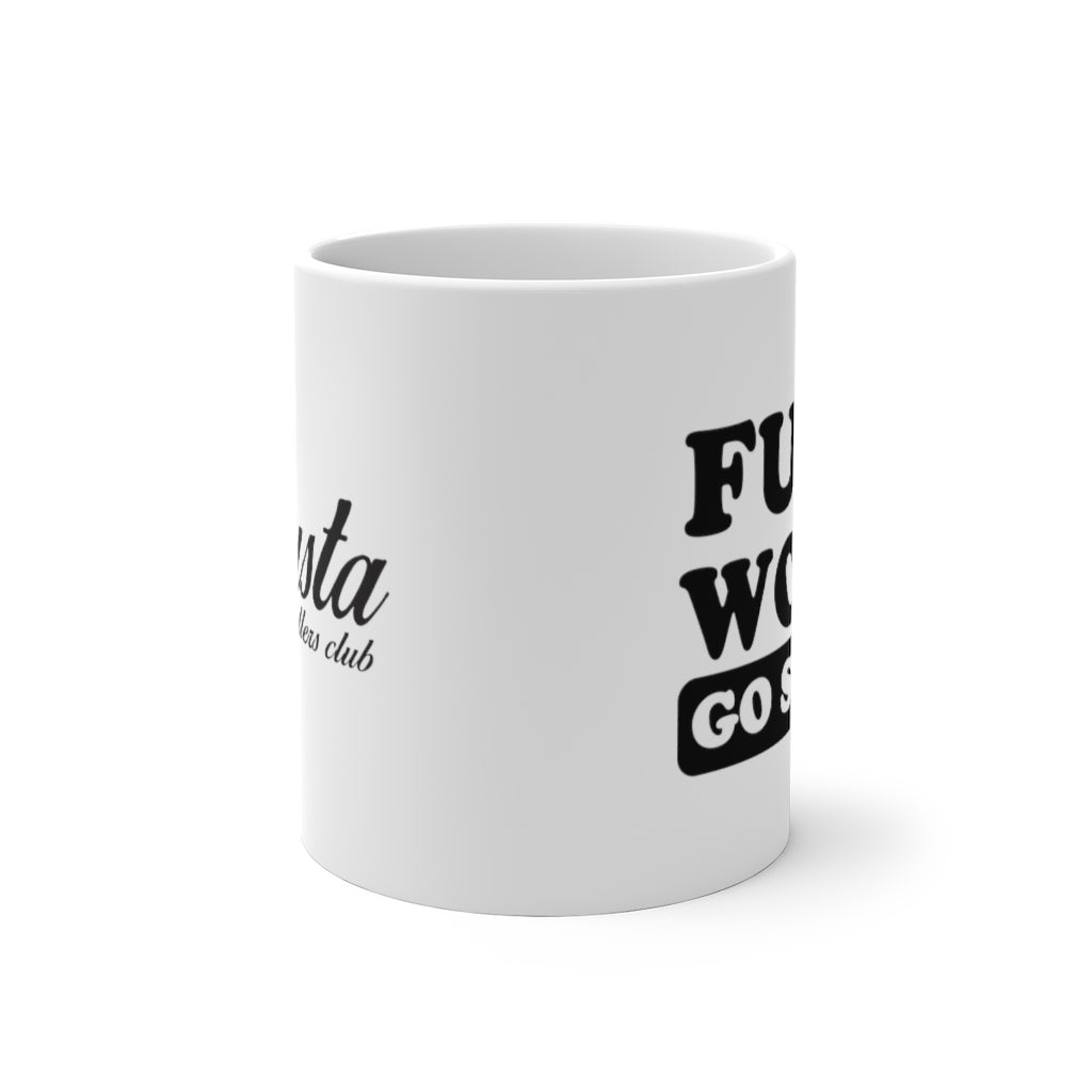 FUCK WORK GO SKATE Color Changing Mug