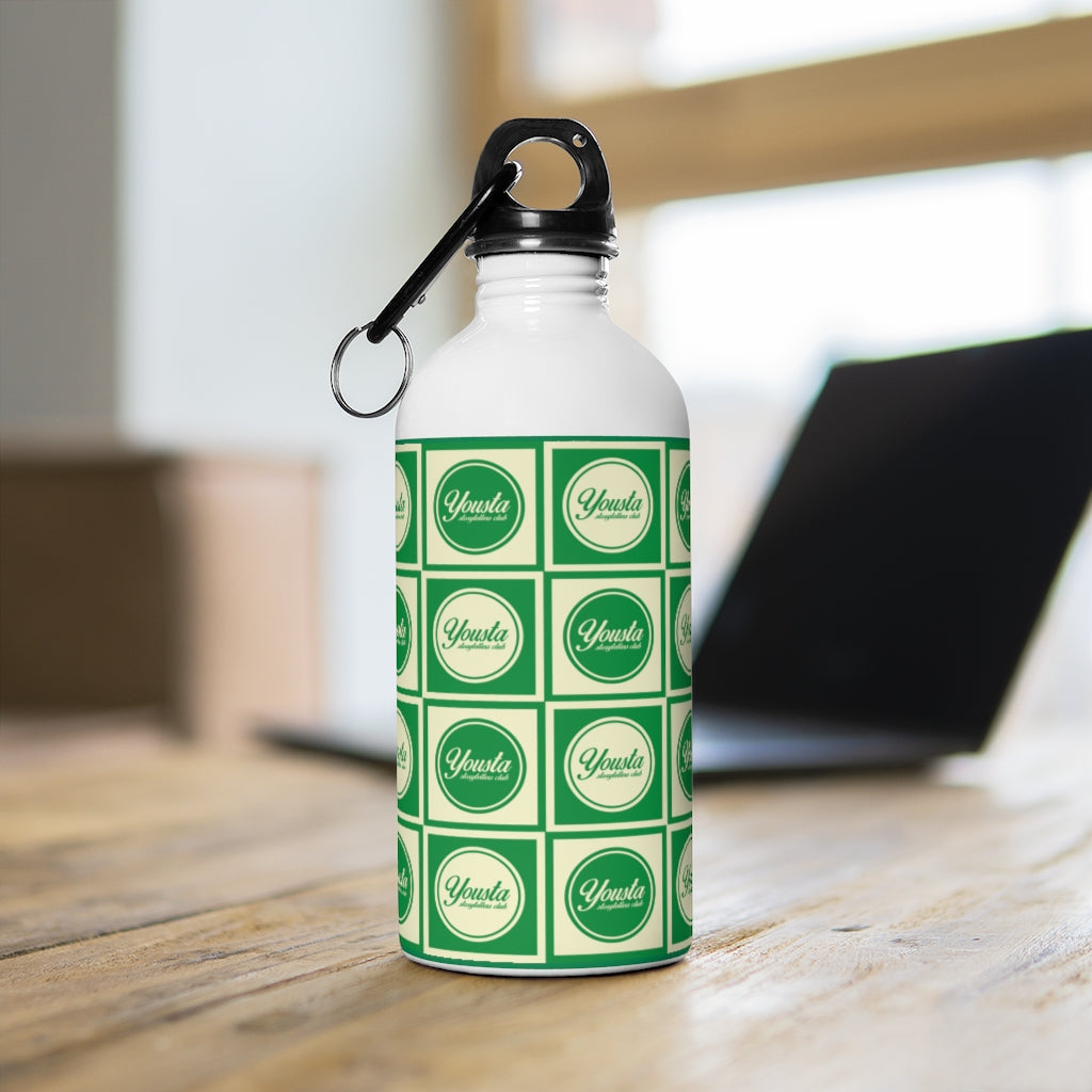 Script pattern Stainless Steel Water Bottle