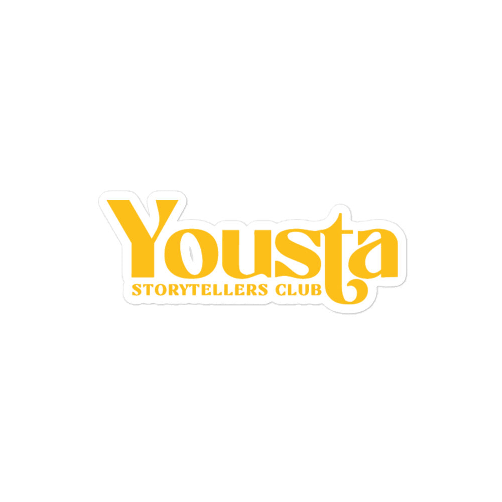 Yousta 22 logo Bubble-free stickers