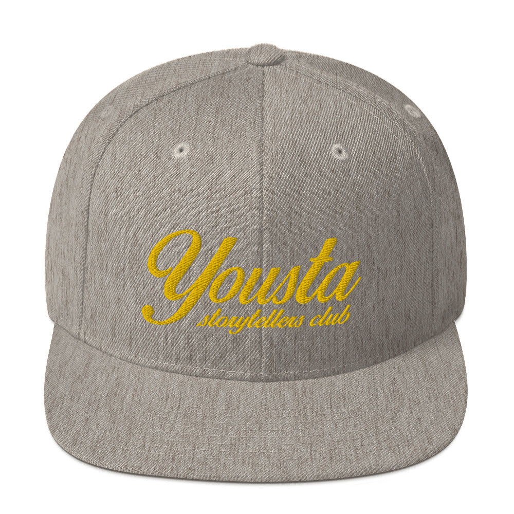 Script Snapback Hat