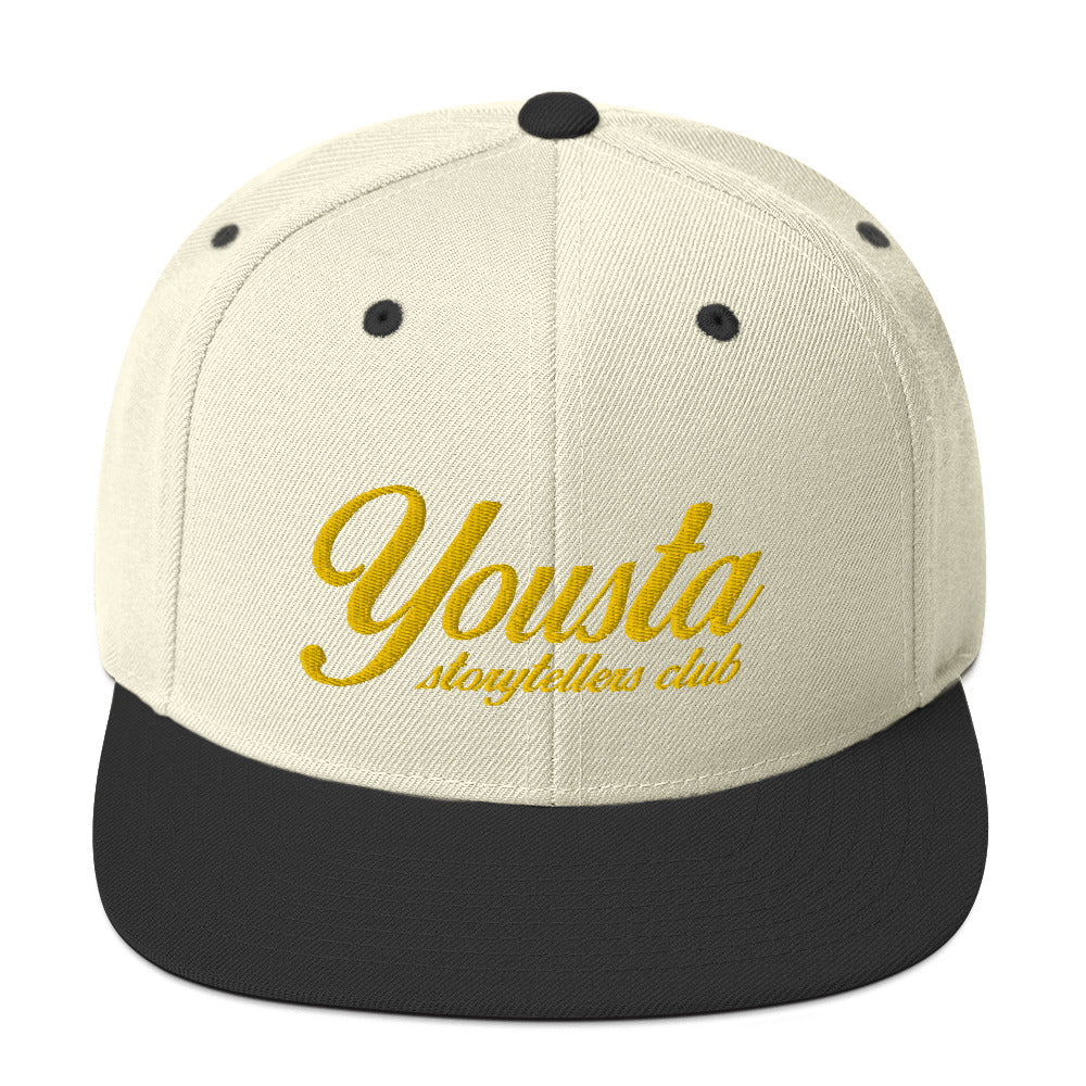 Script Snapback Hat