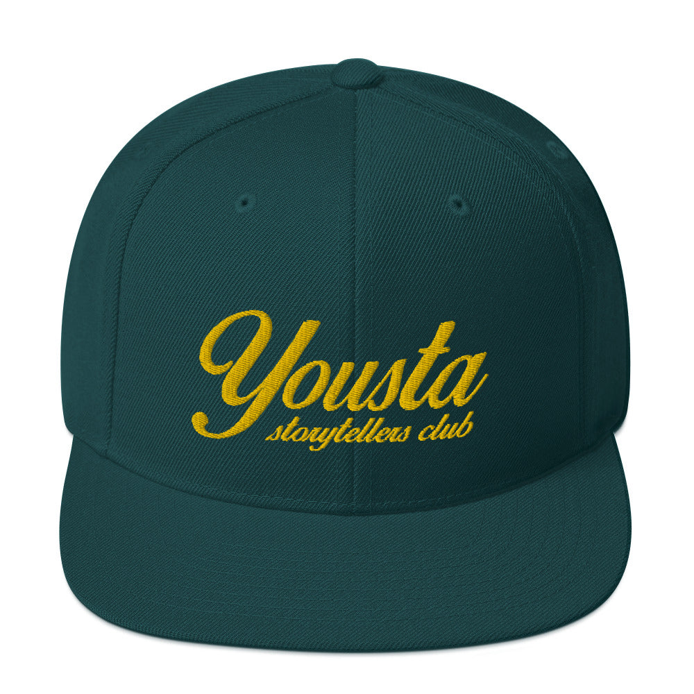 Script Snapback Hat