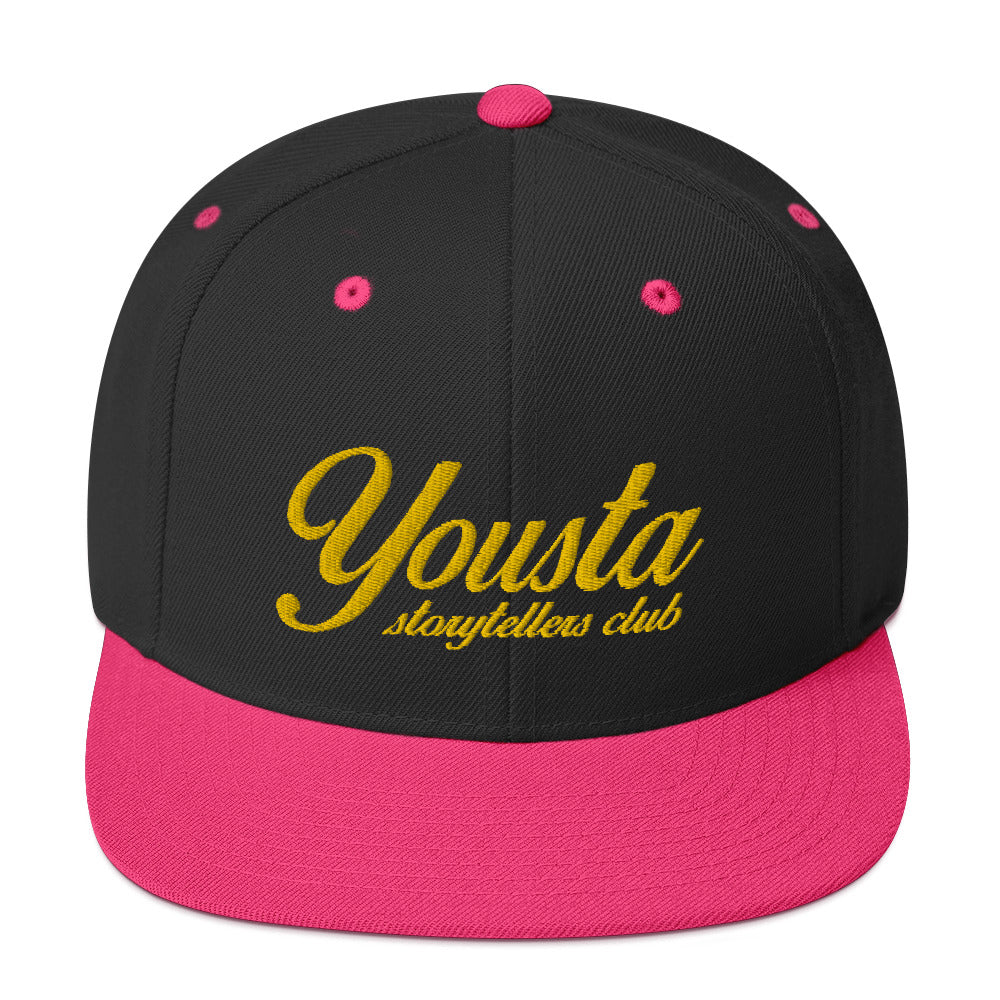 Script Snapback Hat