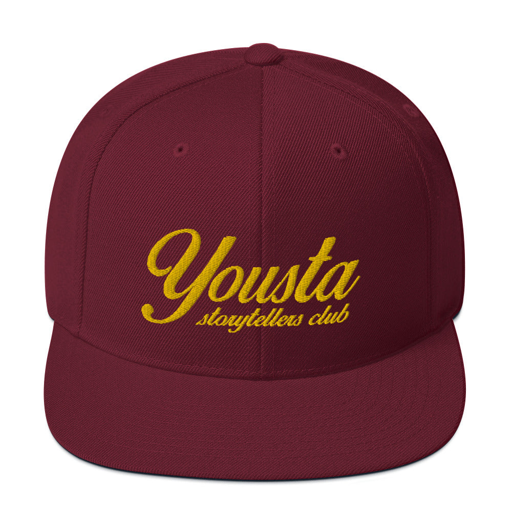 Script Snapback Hat