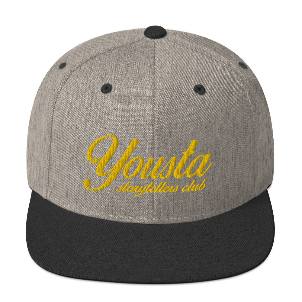 Script Snapback Hat