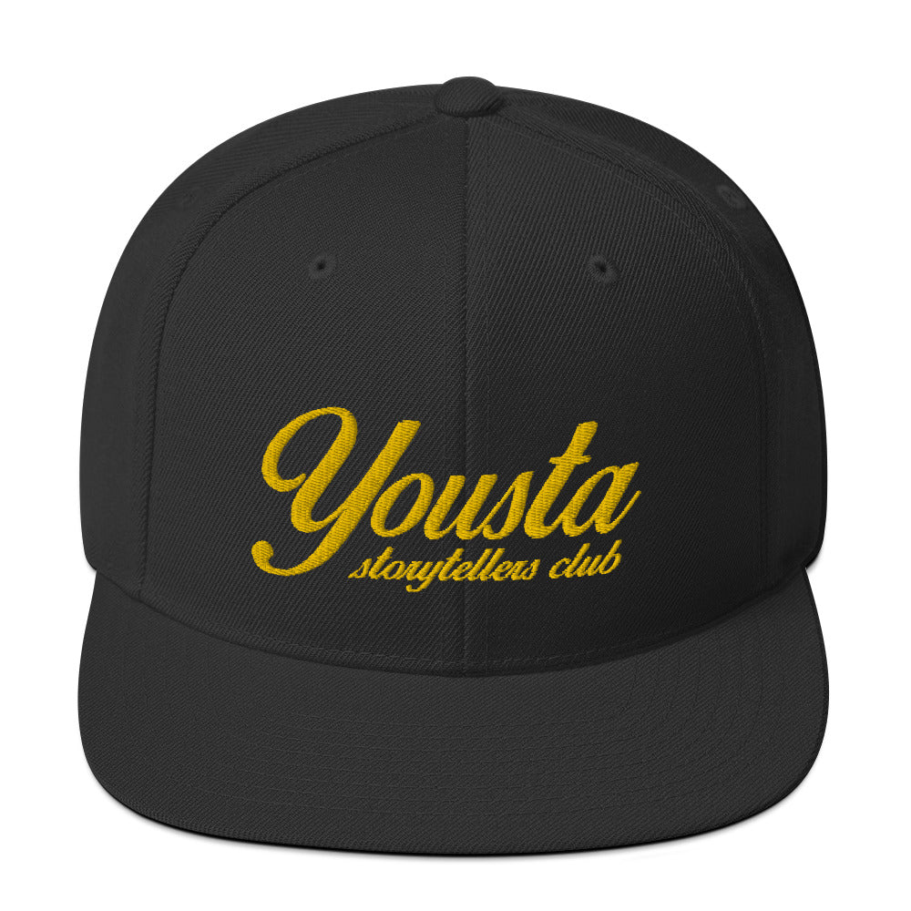 Script Snapback Hat