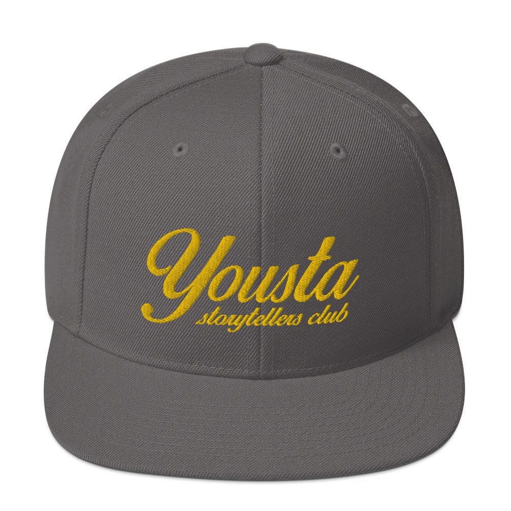 Script Snapback Hat