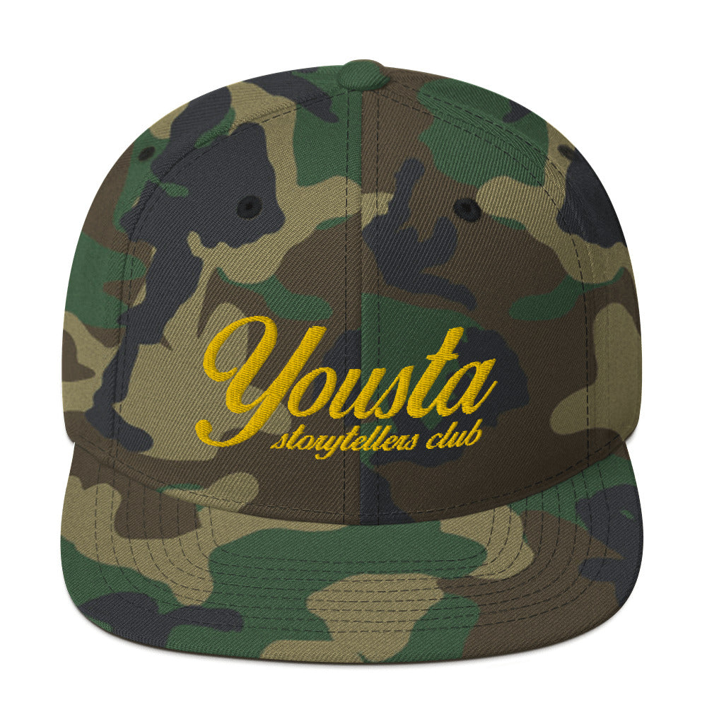 Script Snapback Hat