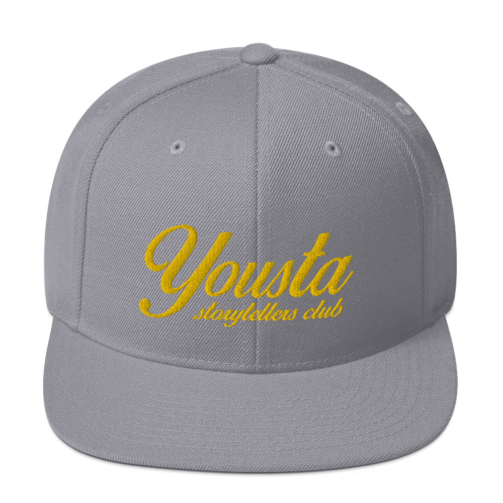 Script Snapback Hat