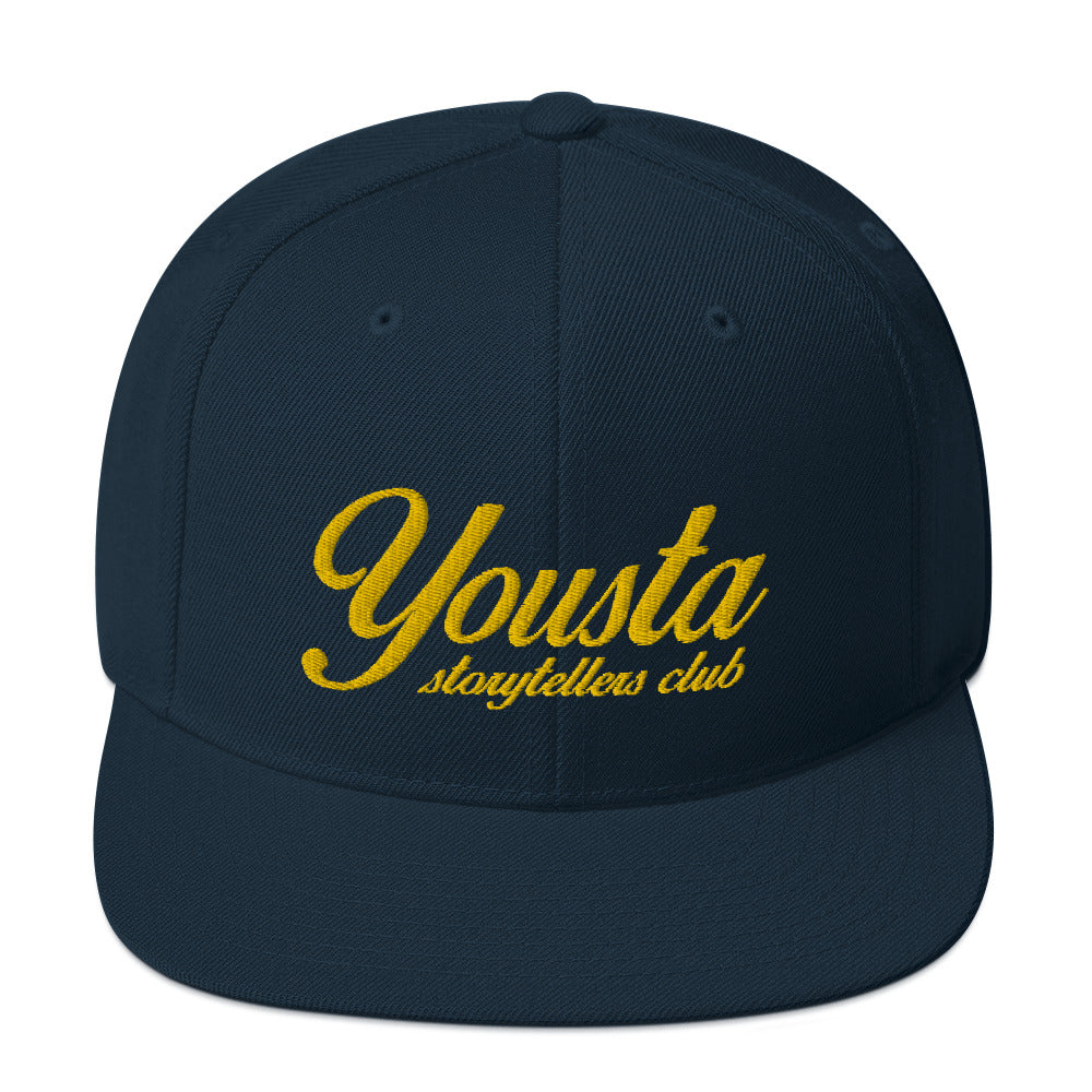 Script Snapback Hat
