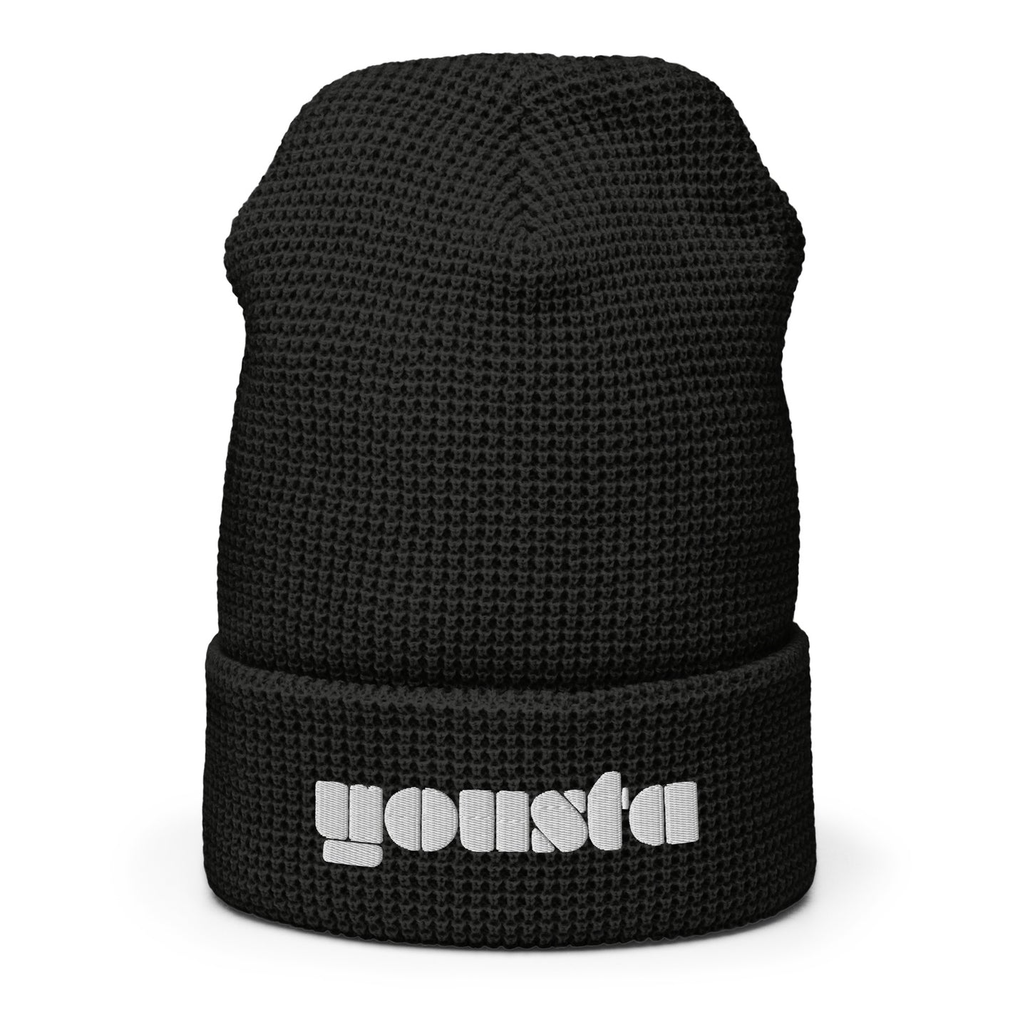 YOUSTA "Futurist" logo waffle beanie