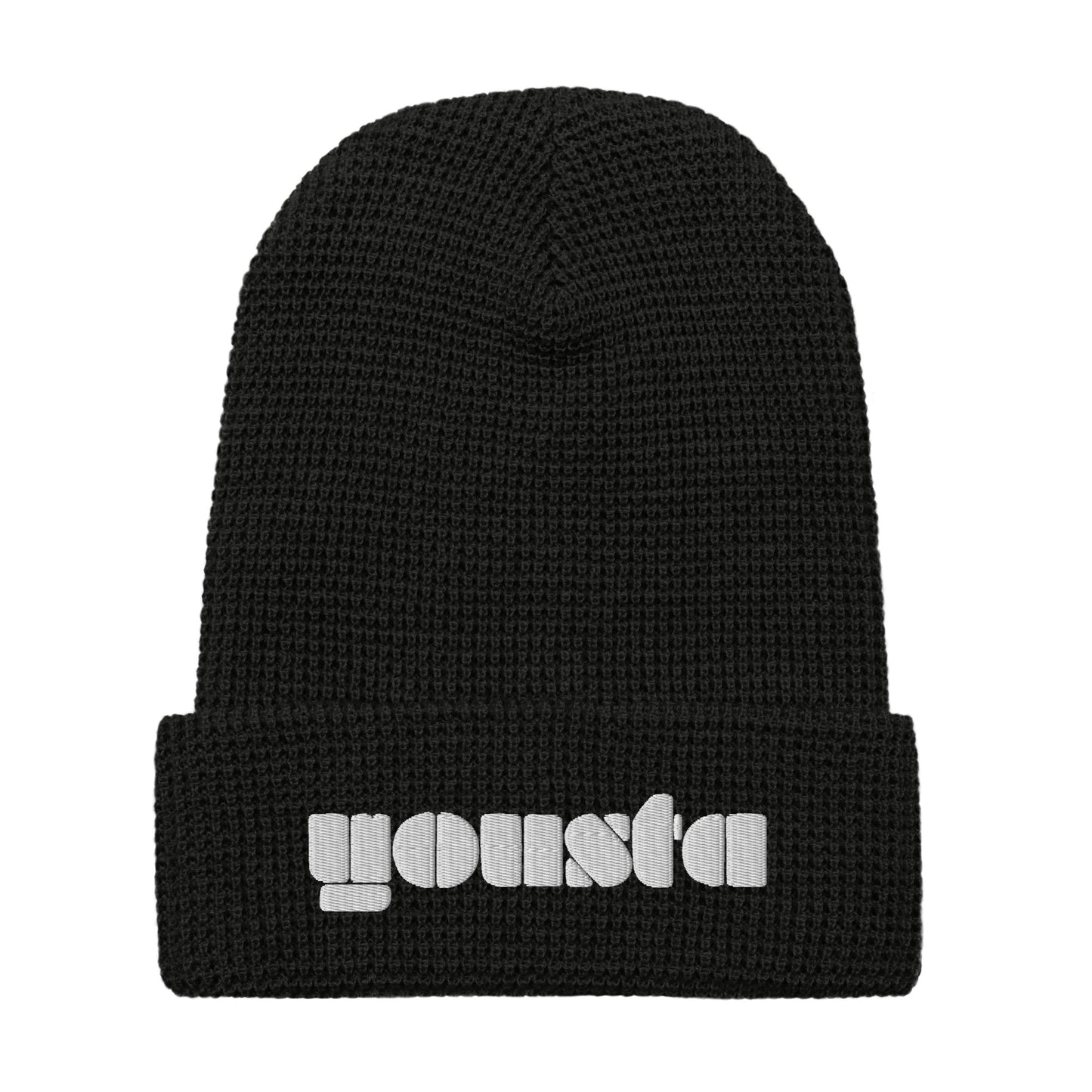 YOUSTA "Futurist" logo waffle beanie