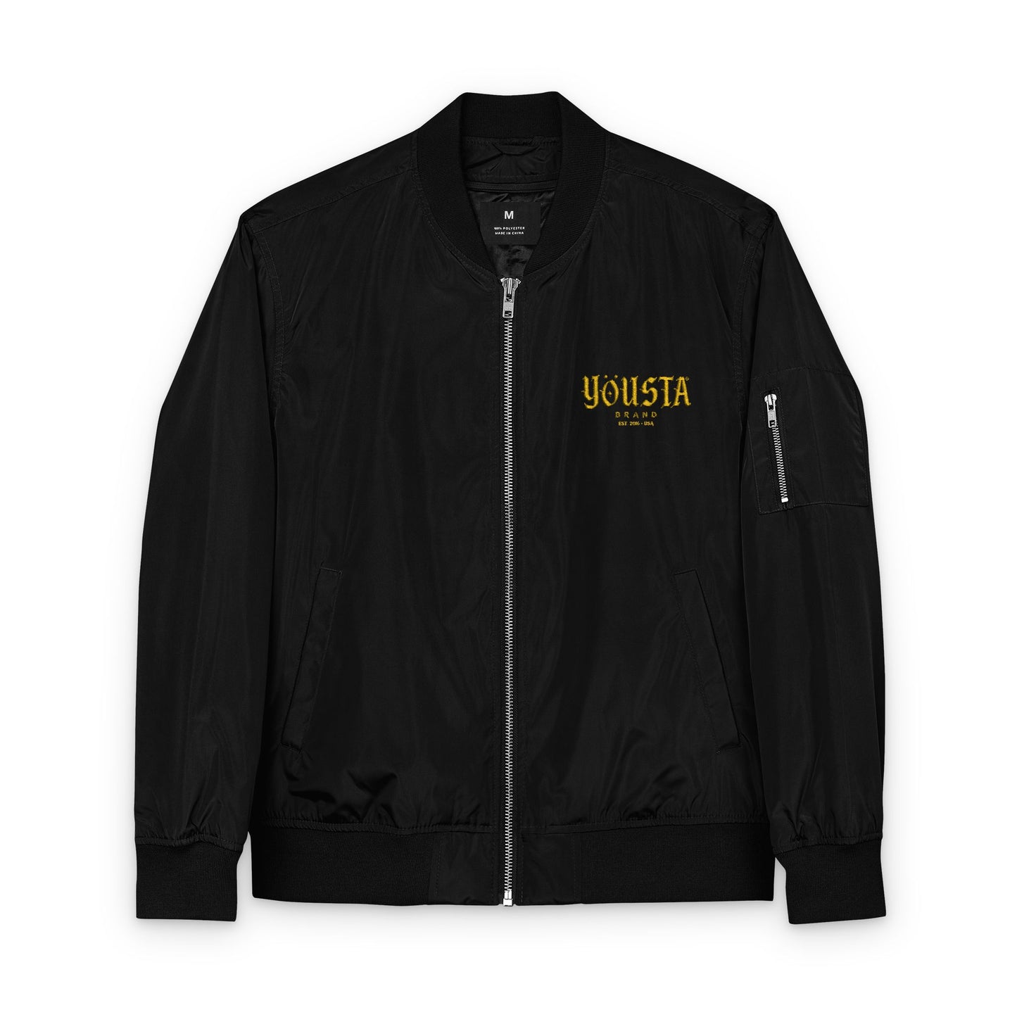 Yousta Embroidered Bomber Jacket - Street Style Essential