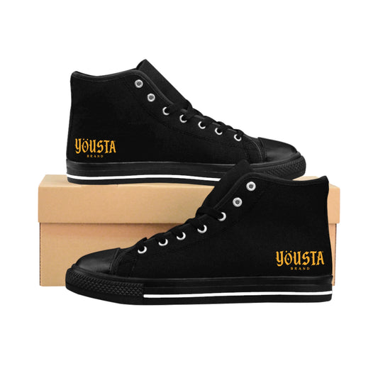 Men's Classic High-Top Sneakers - with 2025 Yousta logo