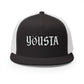 Custom YÖUSTA Brand 5 Panel Trucker Cap - Stylish Embroidered Hat for Everyday Wear