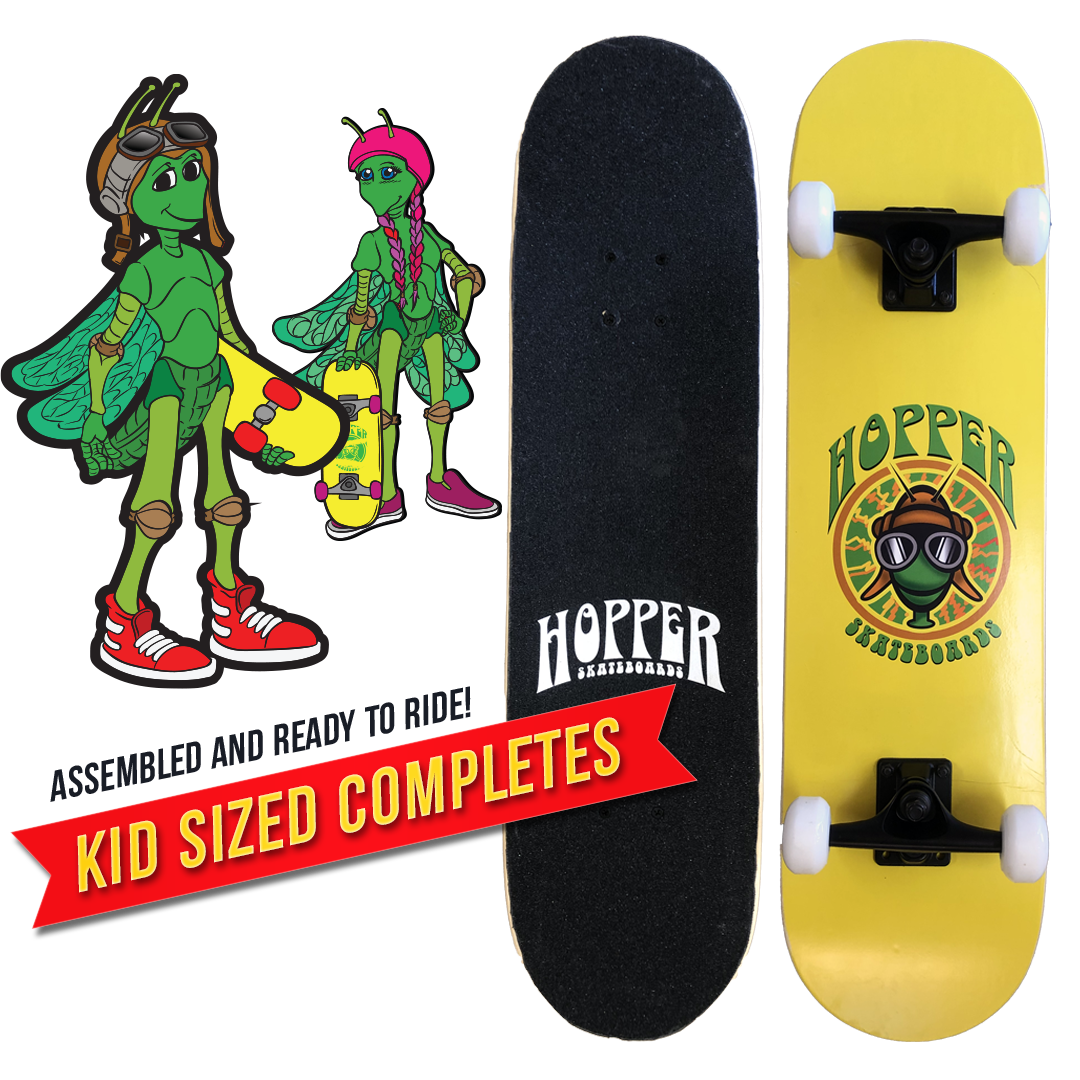 Hopper Complete Skateboard (Kid sized)