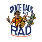 OFFICIAL skate dads are rad stickers