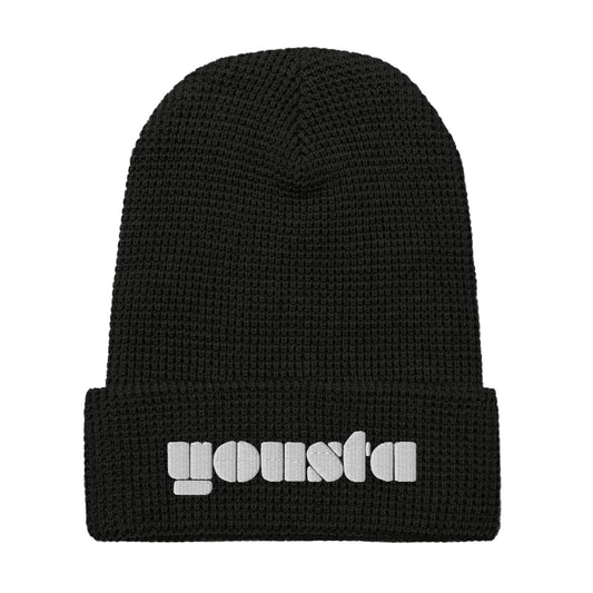 YOUSTA "Futurist" logo waffle beanie